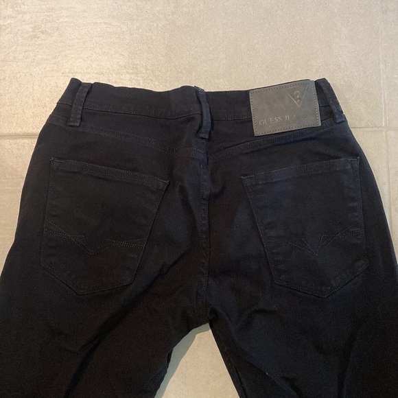 GUESS Vermont Slim Black Denim Pants Trousers Men's Size 31/32**30" - Picture 4 of 14